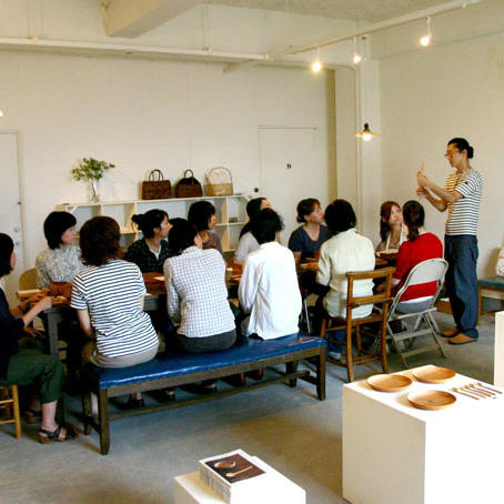 渡邊さんの木のカトラリーワークショップ